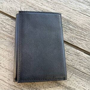 Vintage Buxton Black Leather Wallet